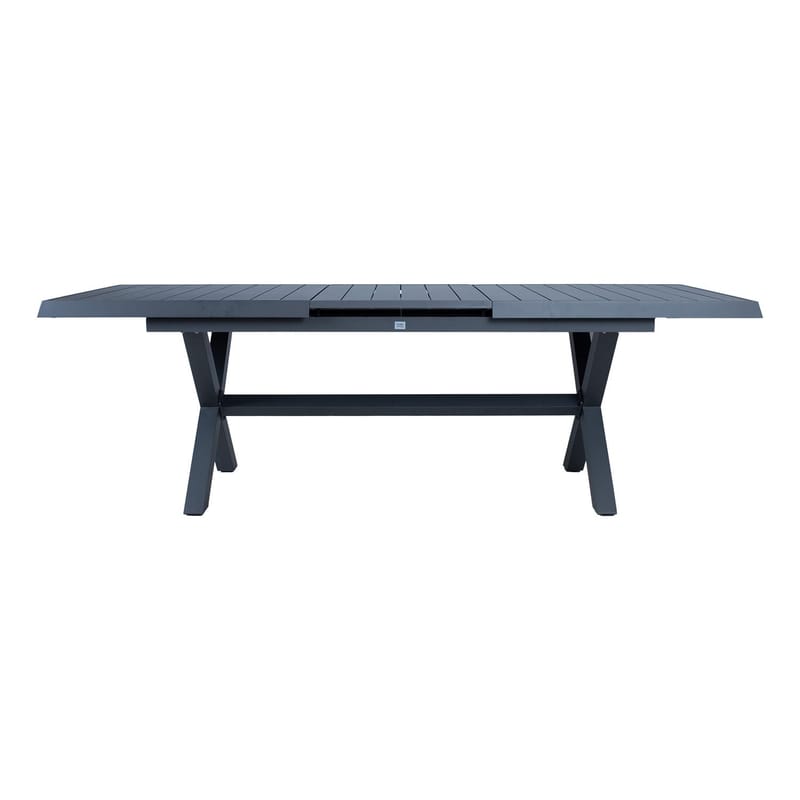 Bord HOME4YOU Columbus 183/243x100x76 Mørkegrå - Mørkegrå - Hagemøbler - Hagebord - Spisebord ute