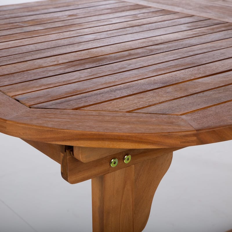 Bord HOME4YOU Fabiola 285/225/165x100x75 cm akasie - Akasie - Hagemøbler - Hagebord - Spisebord ute