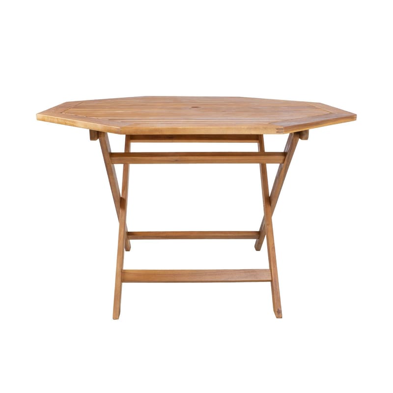 Bord HOME4YOU Finlay 120x120x72 cm Akasie - Akasie - Hagemøbler - Hagebord - Spisebord ute