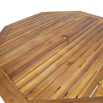 Bord HOME4YOU Finlay 120x120x72 cm Akasie - Akasie - Hagemøbler - Hagebord - Spisebord ute