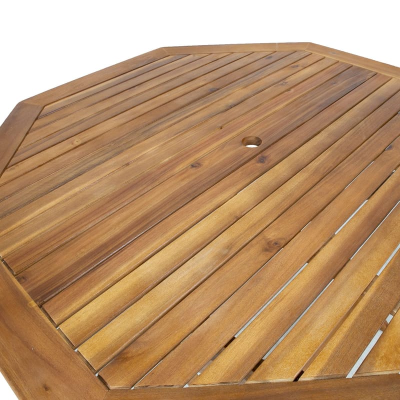 Bord HOME4YOU Finlay 120x120x72 cm Akasie - Akasie - Hagemøbler - Hagebord - Spisebord ute