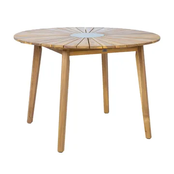 Bord HOME4YOU Florida D110x75 cm Akasie - Teakfarget - Hagemøbler - Hagebord - Spisebord ute
