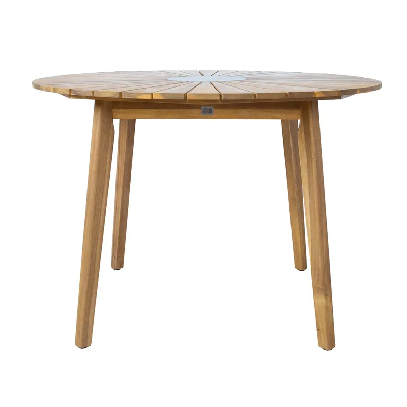 Bord HOME4YOU Florida D110x75 cm Akasie - Teakfarget - Hagemøbler - Hagebord - Spisebord ute