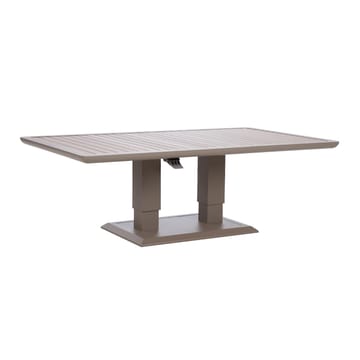 Bord HOME4YOU Marenda 150x90x2-75 cm Gråbeige - Gråbeige - Hagemøbler - Hagebord - Spisebord ute