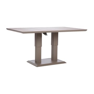 Bord HOME4YOU Marenda 150x90x2-75 cm Gråbeige - Gråbeige - Hagemøbler - Hagebord - Spisebord ute