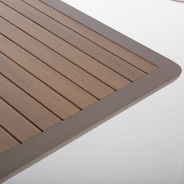 Bord HOME4YOU Marenda 150x90x2-75 cm Gråbeige - Gråbeige - Hagemøbler - Hagebord - Spisebord ute