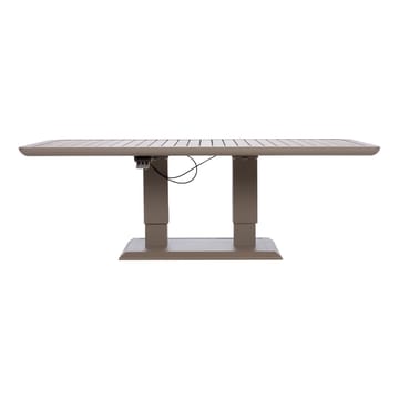 Bord HOME4YOU Marenda 150x90x2-75 cm Gråbeige - Gråbeige - Hagemøbler - Hagebord - Spisebord ute