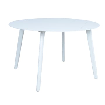 Bord HOME4YOU Savo D120x73 cm Hvit - Hvit - Hagemøbler - Hagebord - Spisebord ute