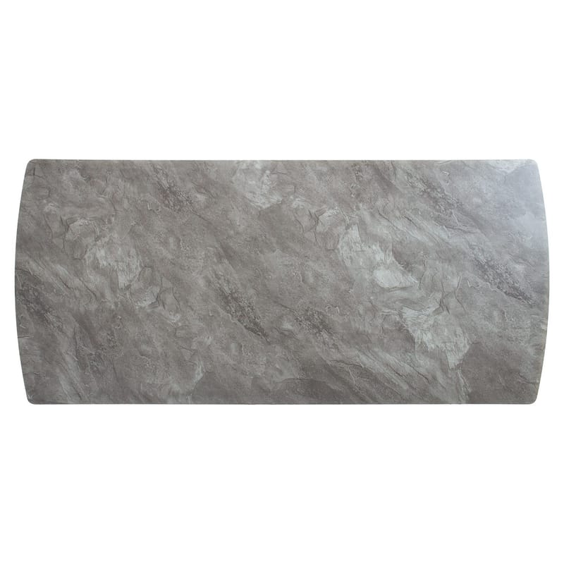 Bord HOME4YOU Silva 220x100x75 cm Gråbeige - Gråbeige - Hagemøbler - Hagebord - Spisebord ute