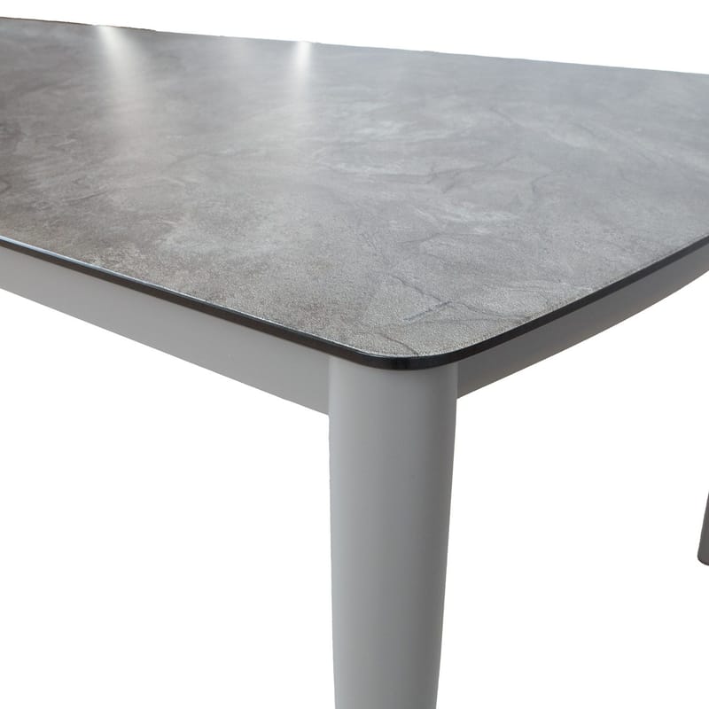 Bord HOME4YOU Silva 220x100x75 cm Gråbeige - Gråbeige - Hagemøbler - Hagebord - Spisebord ute