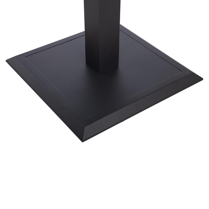 Bord HOME4YOU Tomson 85x85x52–75 cm Mørkegrå - mørkegrå - Hagemøbler - Hagebord - Spisebord ute