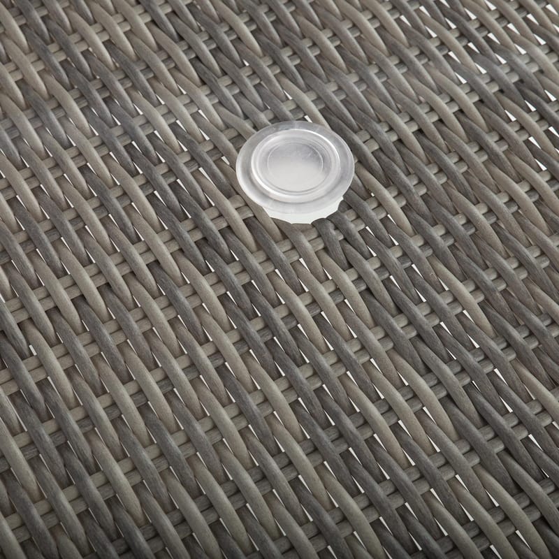 Bord HOME4YOU Trento 180x100x75 cm Lysegrå - Lysegrå - Hagemøbler - Hagebord - Spisebord ute