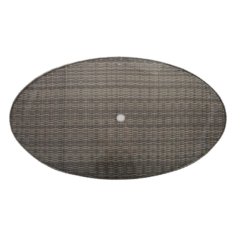 Bord HOME4YOU Trento 180x100x75 cm Lysegrå - Lysegrå - Hagemøbler - Hagebord - Spisebord ute