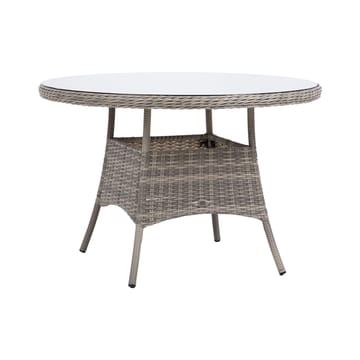 Bord HOME4YOU Trento D110x73,5 cm lysegrå - lysegrå - Hagemøbler - Hagebord - Spisebord ute
