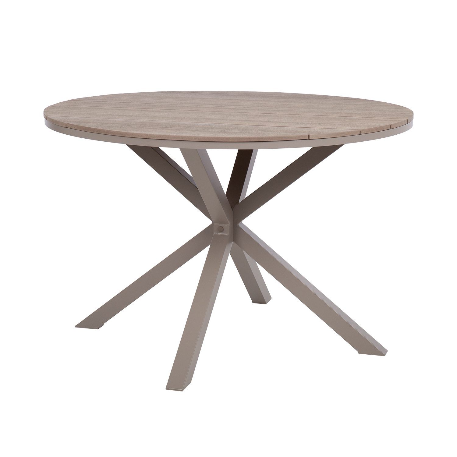 Bord HOME4YOU Porto D110,5x73 cm beige/grå - beige / grå