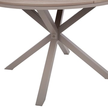 Bord HOME4YOU Porto D110,5x73 cm beige/grå - beige / grå - Hagemøbler - Hagebord - Spisebord ute