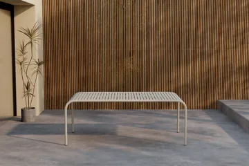 Borneo Spisebord Utendørs 100x200 cm - Beige - Hagemøbler - Hagebord - Spisebord ute