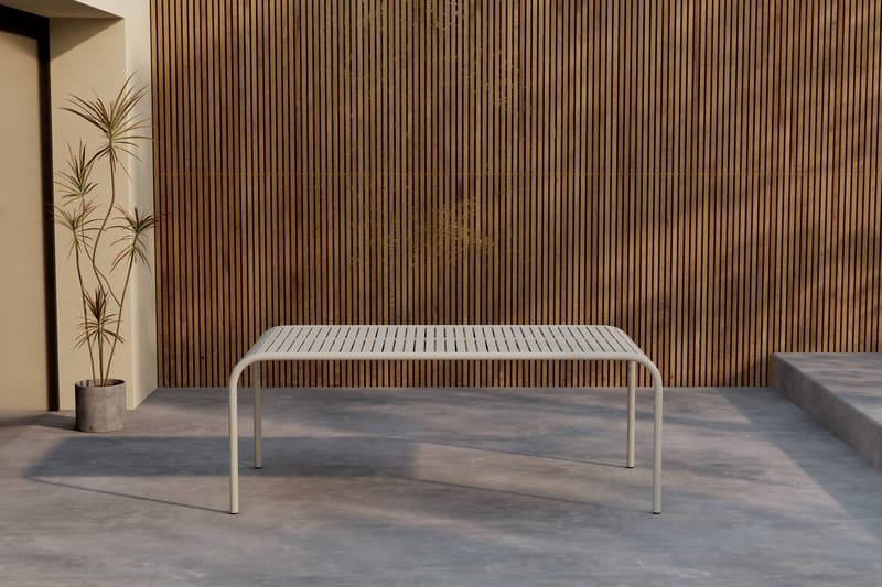 Borneo Spisebord Utendørs 100x200 cm - Beige - Hagemøbler - Hagebord - Spisebord ute