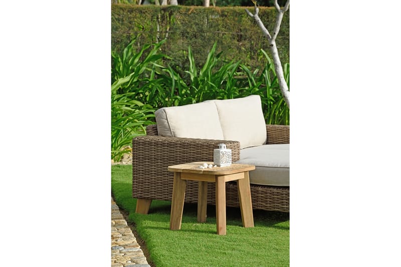 Bahamas Sofabord 50 cm - Tre / Natur - Hagemøbler - Hagebord - Cafebord