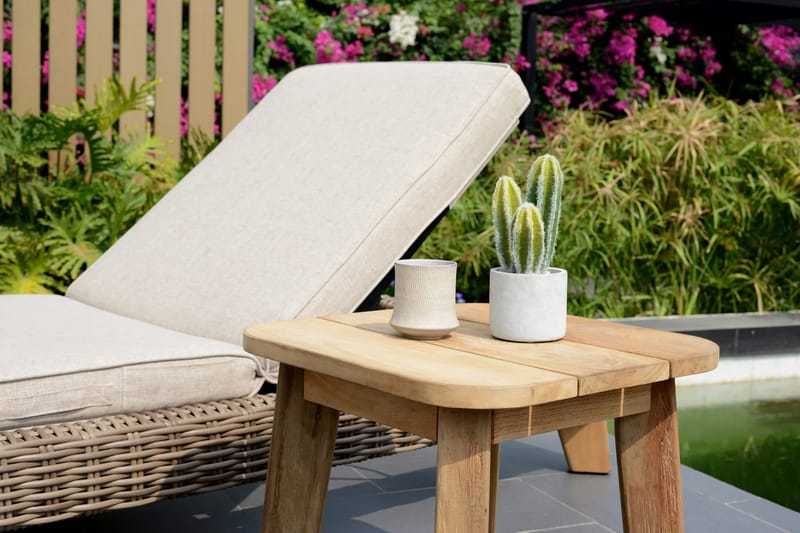 Barbados Sofabord 50 cm - Tre / Natur - Hagemøbler - Hagebord - Cafebord