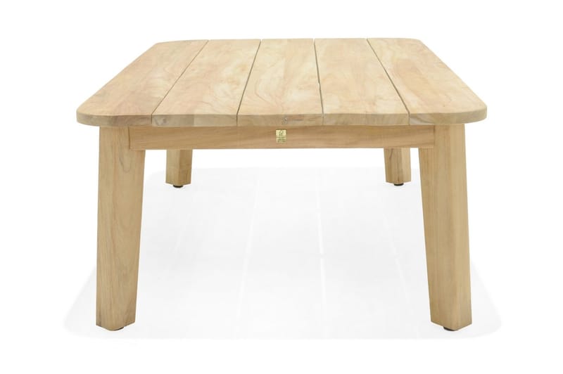 Barbados Sofabord 80 cm - Tre / Natur - Hagemøbler - Hagebord - Cafebord