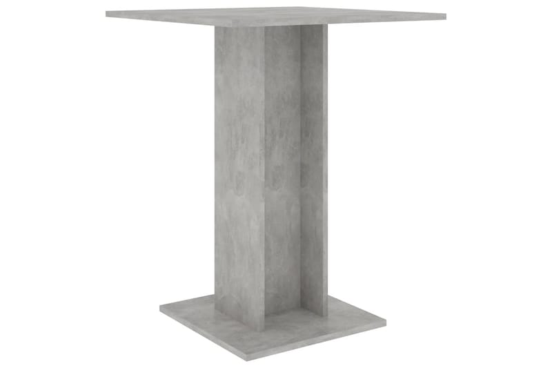 Bistrobord betonggrå 60x60x75 cm sponplate - Grå - Hagemøbler - Hagebord - Cafebord