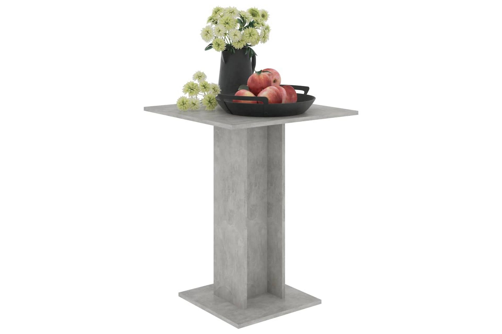 Bistrobord betonggrå 60x60x75 cm sponplate - Grå - Hagemøbler - Hagebord - Cafebord
