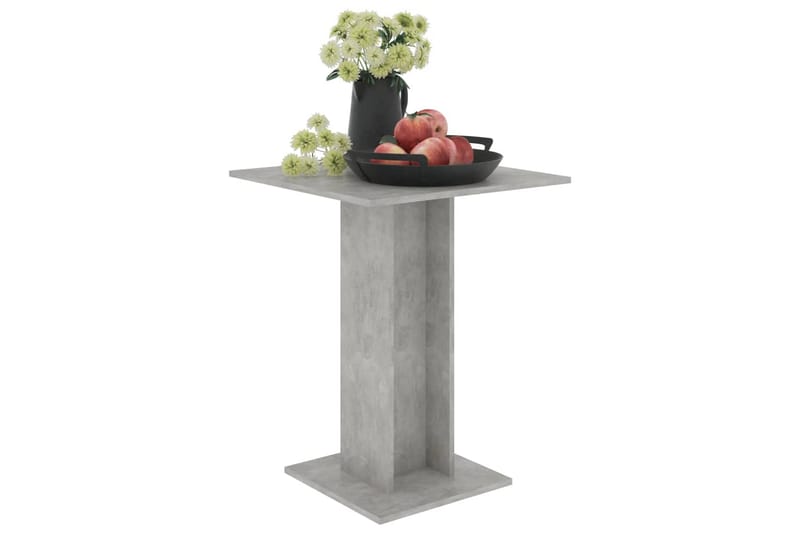 Bistrobord betonggrå 60x60x75 cm sponplate - Grå - Hagemøbler - Hagebord - Cafebord