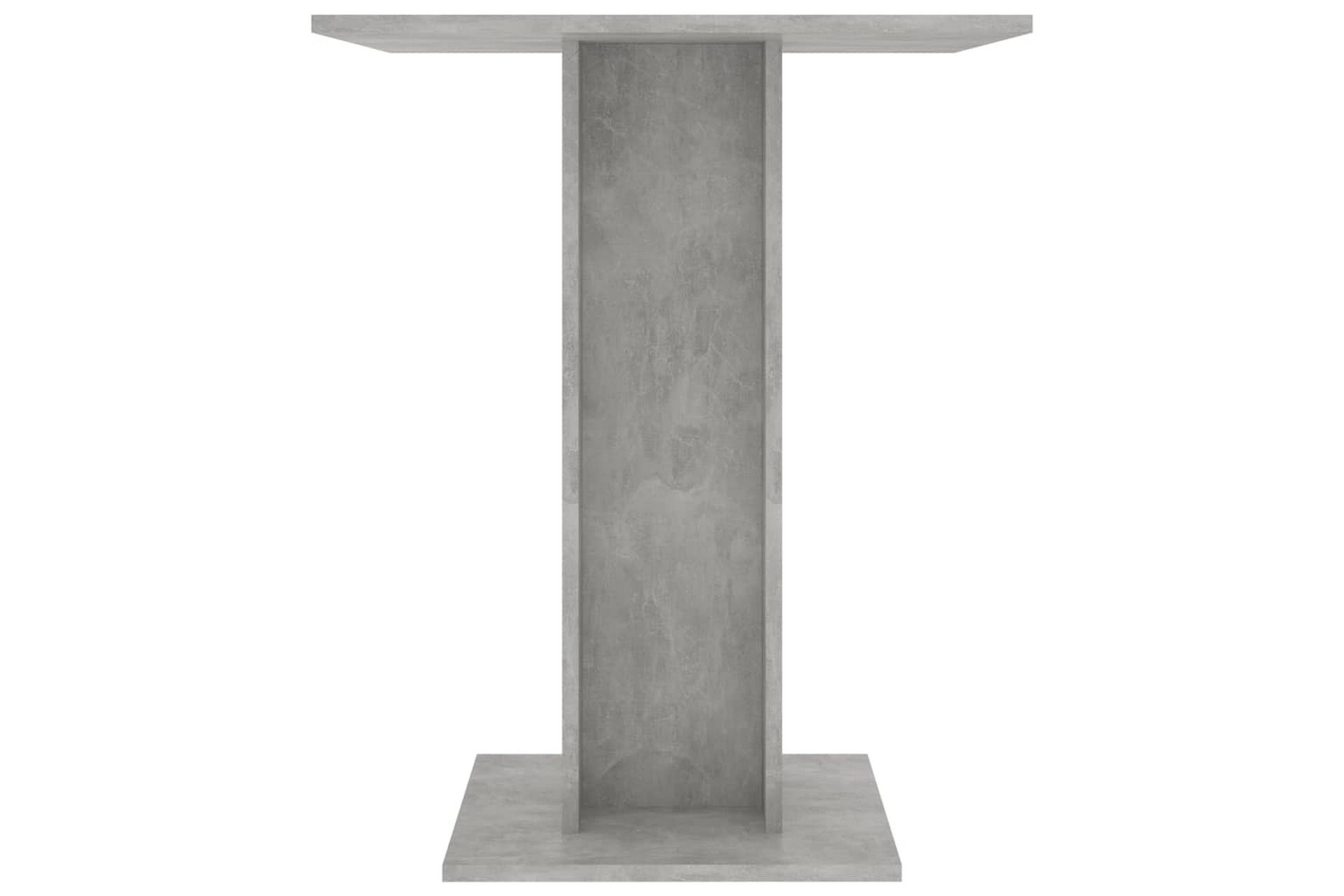 Bistrobord betonggrå 60x60x75 cm sponplate - Grå - Hagemøbler - Hagebord - Cafebord
