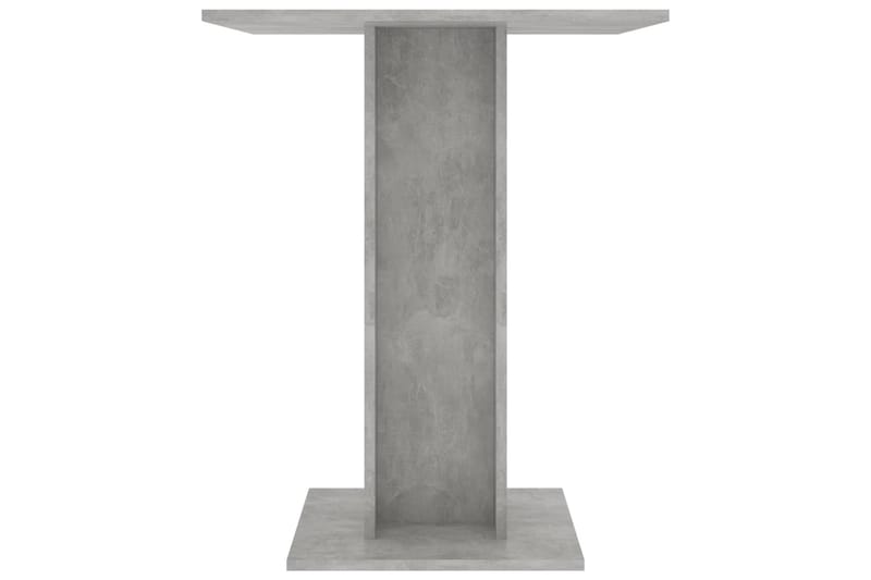 Bistrobord betonggrå 60x60x75 cm sponplate - Grå - Hagemøbler - Hagebord - Cafebord