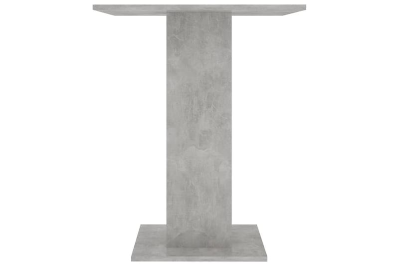 Bistrobord betonggrå 60x60x75 cm sponplate - Grå - Hagemøbler - Hagebord - Cafebord