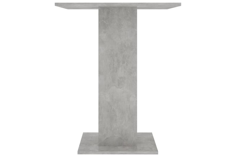 Bistrobord betonggrå 60x60x75 cm sponplate - Grå - Cafebord - Balkongbord
