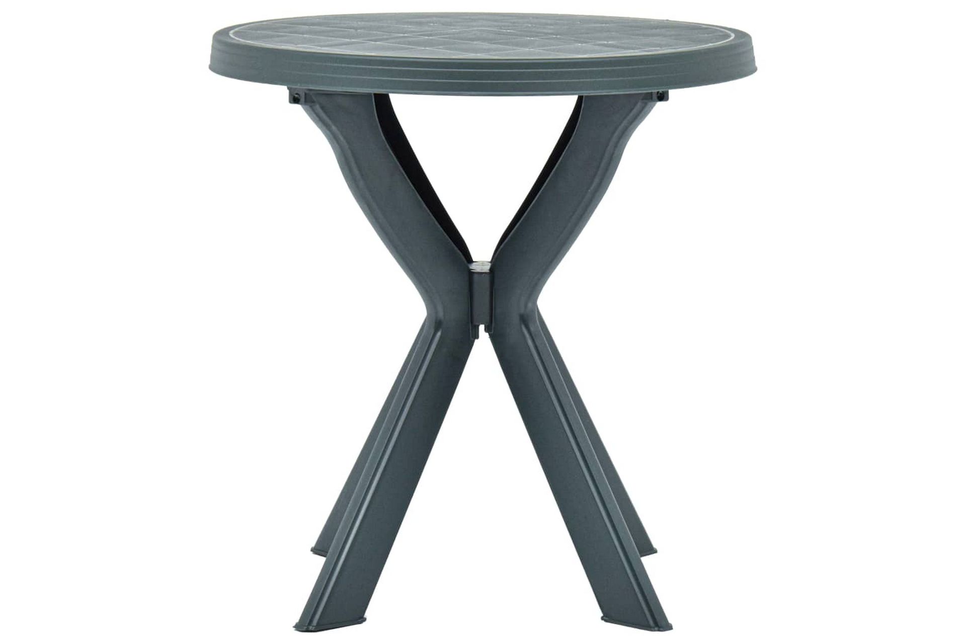 Bistrobord grønn Ø70 cm plast - Grønn - Hagemøbler - Hagebord - Cafebord