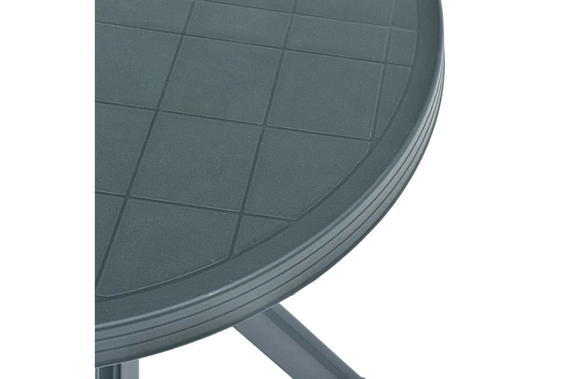 Bistrobord grønn Ø70 cm plast - Grønn - Hagemøbler - Hagebord - Cafebord
