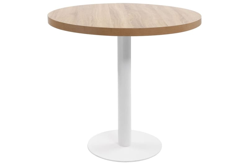 Bistrobord lysebrun 80 cm MDF - Brun - Hagemøbler - Hagebord - Cafebord
