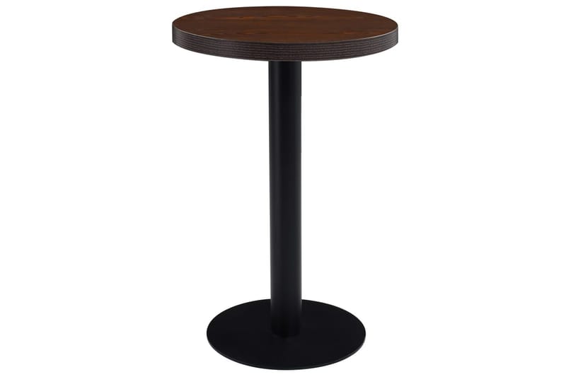 Bistrobord mørkebrun 50 cm MDF - Brun - Cafebord - Balkongbord
