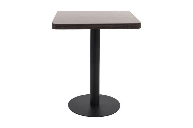 Bistrobord mørkebrun 60x60 cm MDF - Brun - Hagemøbler - Hagebord - Cafebord