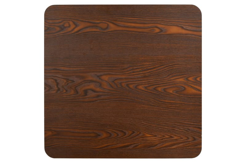 Bistrobord mørkebrun 60x60 cm MDF - Brun - Hagemøbler - Hagebord - Cafebord