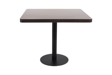 Bistrobord mørkebrun 80x80 cm MDF - Brun - Hagemøbler - Hagebord - Cafebord
