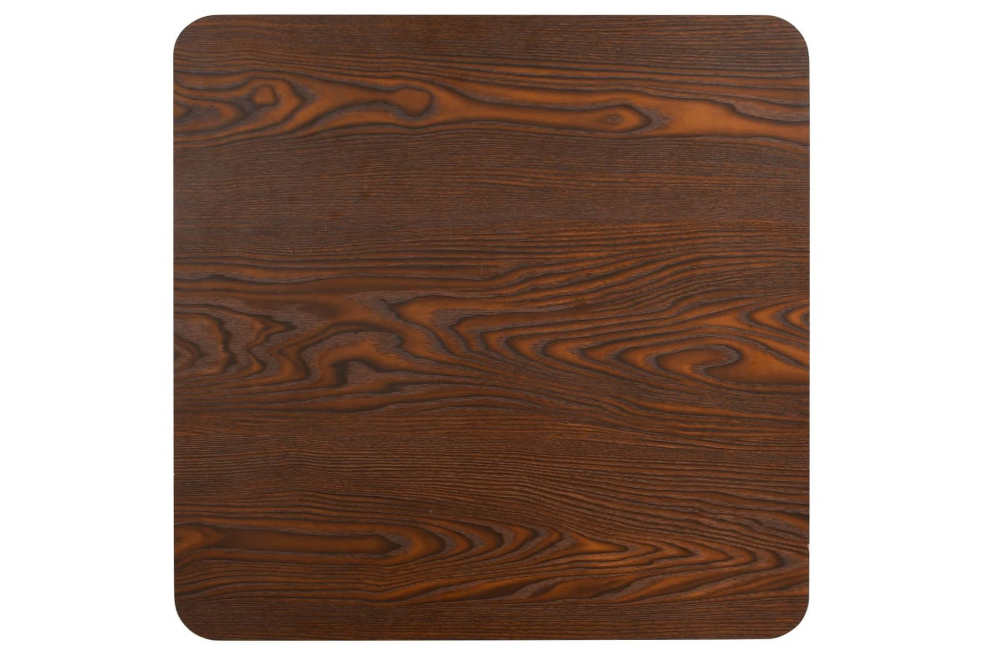 Bistrobord mørkebrun 80x80 cm MDF - Brun - Hagemøbler - Hagebord - Cafebord