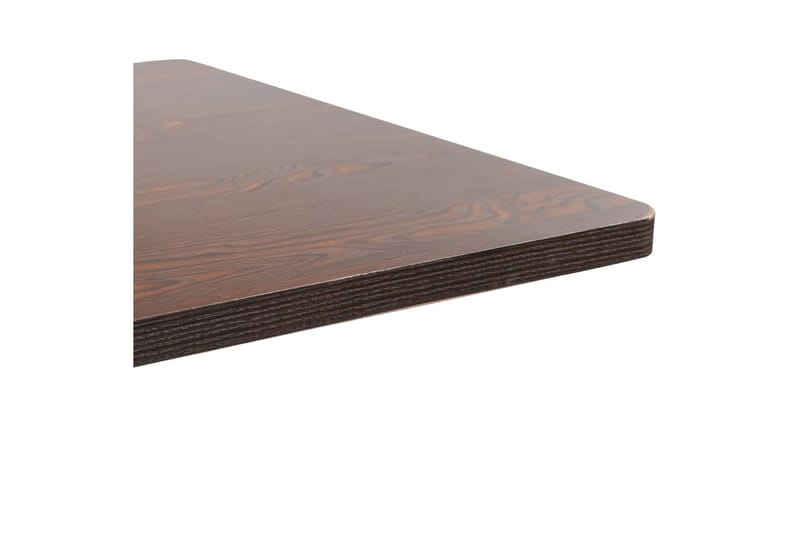 Bistrobord mørkebrun 80x80 cm MDF - Brun - Balkongbord - Cafebord