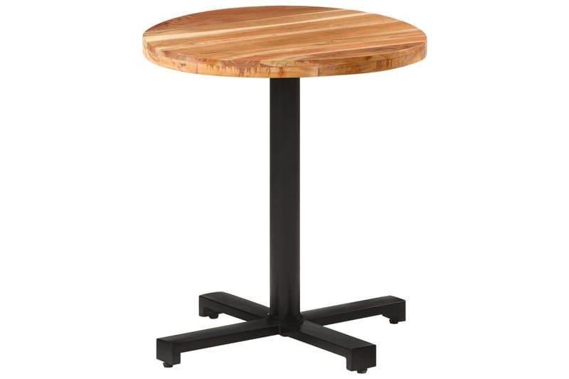 Bistrobord rundt Ø70x75 cm heltre akasie - Brun - Hagemøbler - Hagebord - Cafebord