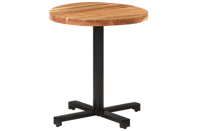 Bistrobord rundt Ø70x75 cm heltre akasie - Brun - Hagemøbler - Hagebord - Cafebord