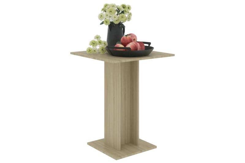 Bistrobord sonoma eik 60x60x75 cm sponplate - Brun - Hagemøbler - Hagebord - Cafebord