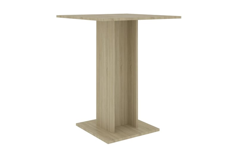 Bistrobord sonoma eik 60x60x75 cm sponplate - Brun - Cafebord - Balkongbord