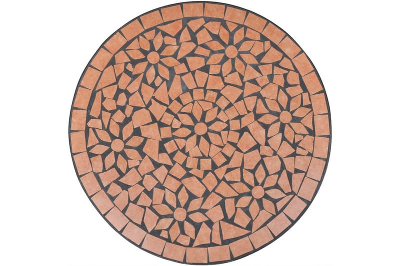 Bistrobord terrakotta 60 cm mosaikk - Terrakotta - Hagemøbler - Hagebord - Cafebord