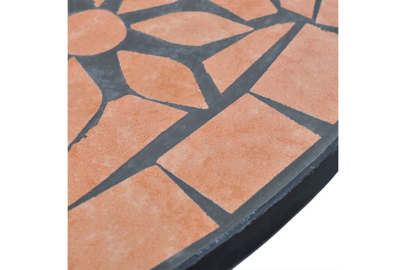 Bistrobord terrakotta 60 cm mosaikk - Terrakotta - Hagemøbler - Hagebord - Cafebord