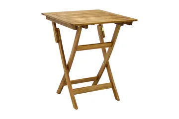 Bord FINLAY 60x60xH72cm sammenleggbart Akasie - Hagemøbler - Hagebord - Cafebord