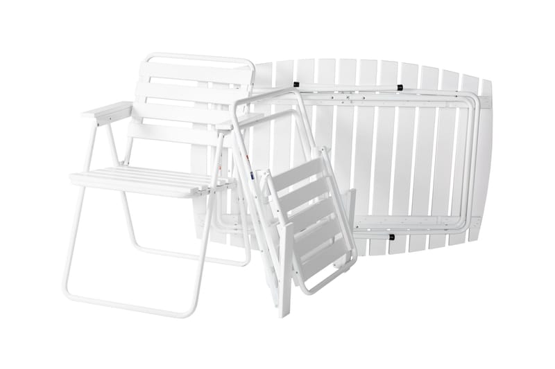 Bord Retro 403, Hvit - Varax - Hagemøbler - Hagebord - Cafebord