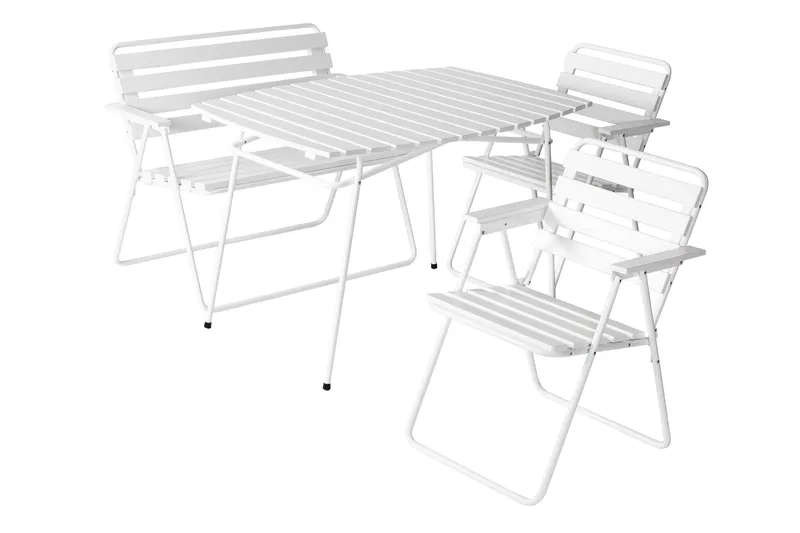 Bord Retro 403, Hvit - Varax - Hagemøbler - Hagebord - Cafebord